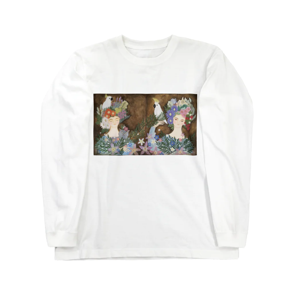 yucoon art worksのフィリアとフェリシア Long Sleeve T-Shirt