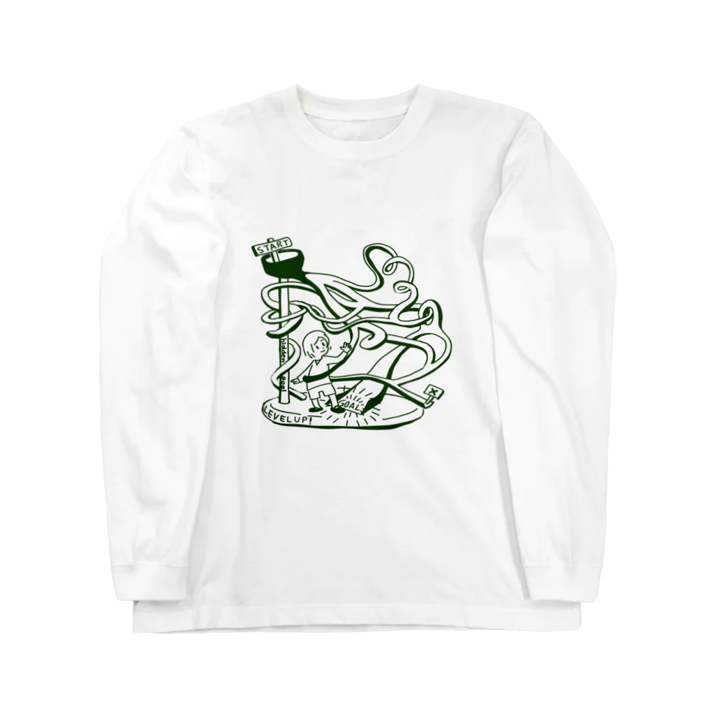 tendaten-no-omiseの秘密ゴールつき立体めいろ Long Sleeve T-Shirt