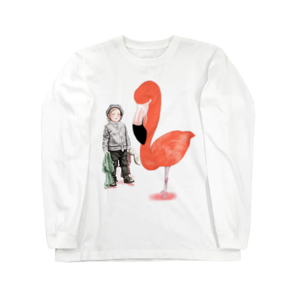 Stasia’s RoomのStasia, ミミとツルツル。 et Flamant rose Long Sleeve T-Shirt