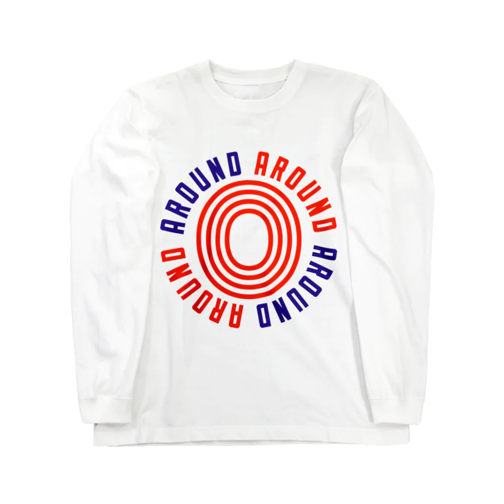 AROUND ZEROのAround0　グランジ Long Sleeve T-Shirt