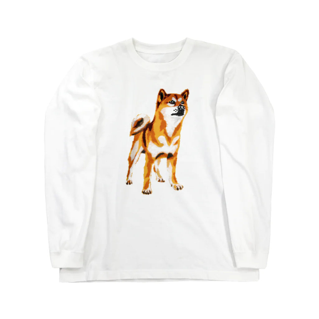 Swallow Tの柴犬 ロングスリーブTシャツ