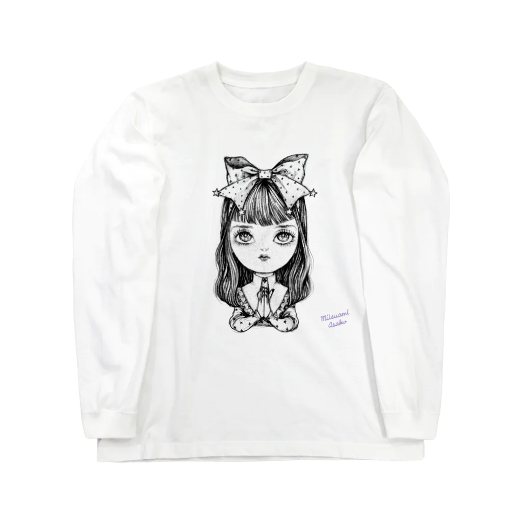 みつあみあさこのgothic girl ロングスリーブTシャツ