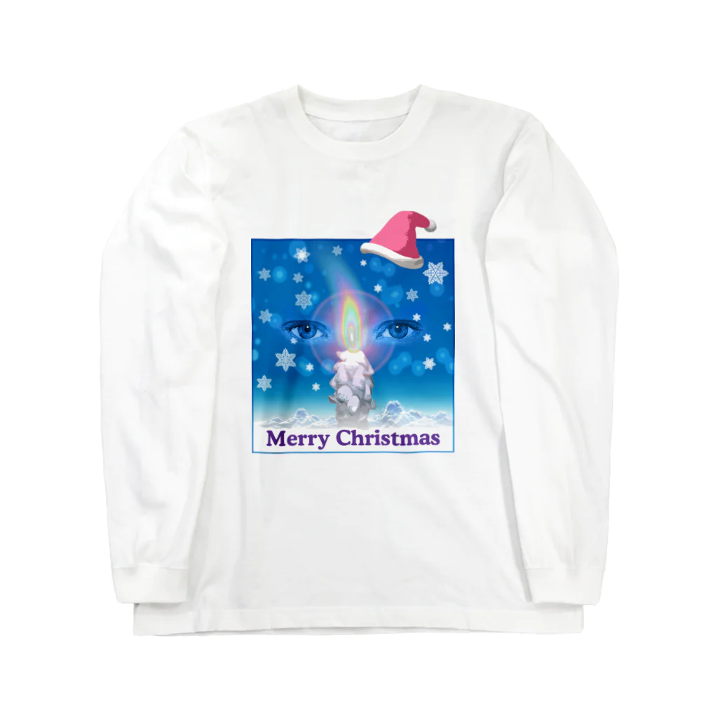 Hoka-Createのメリークリスマス ロングスリーブTシャツ