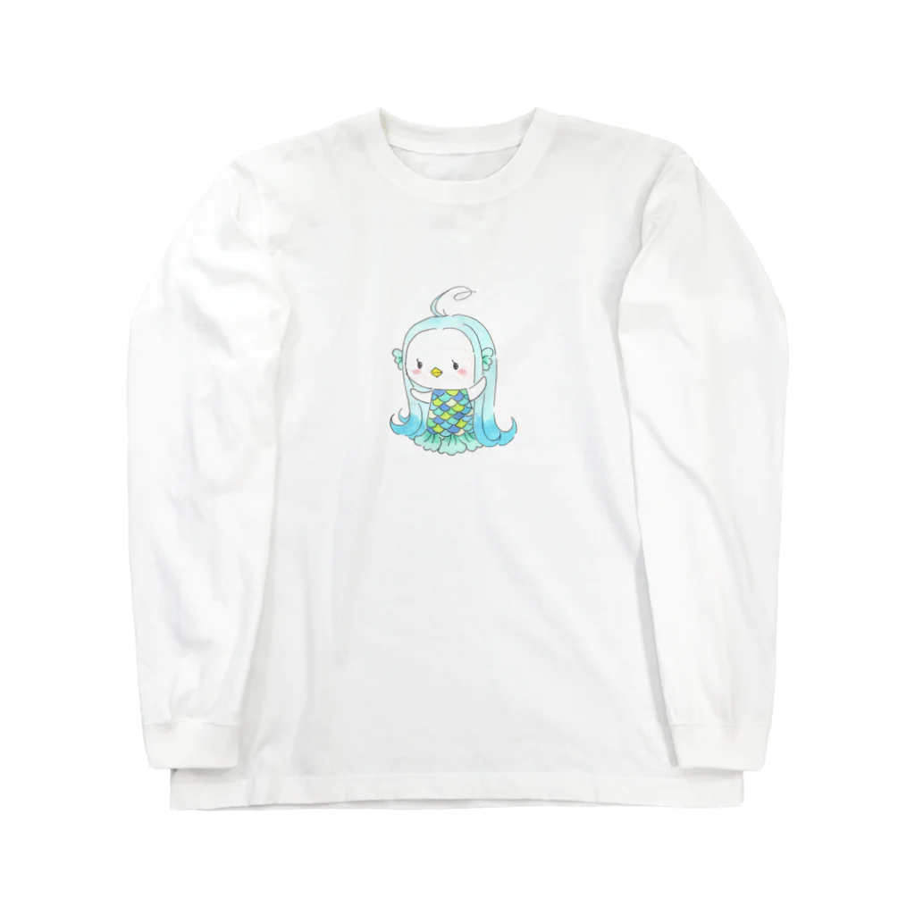 とらねこカフェのアマビエちゃん Long Sleeve T-Shirt