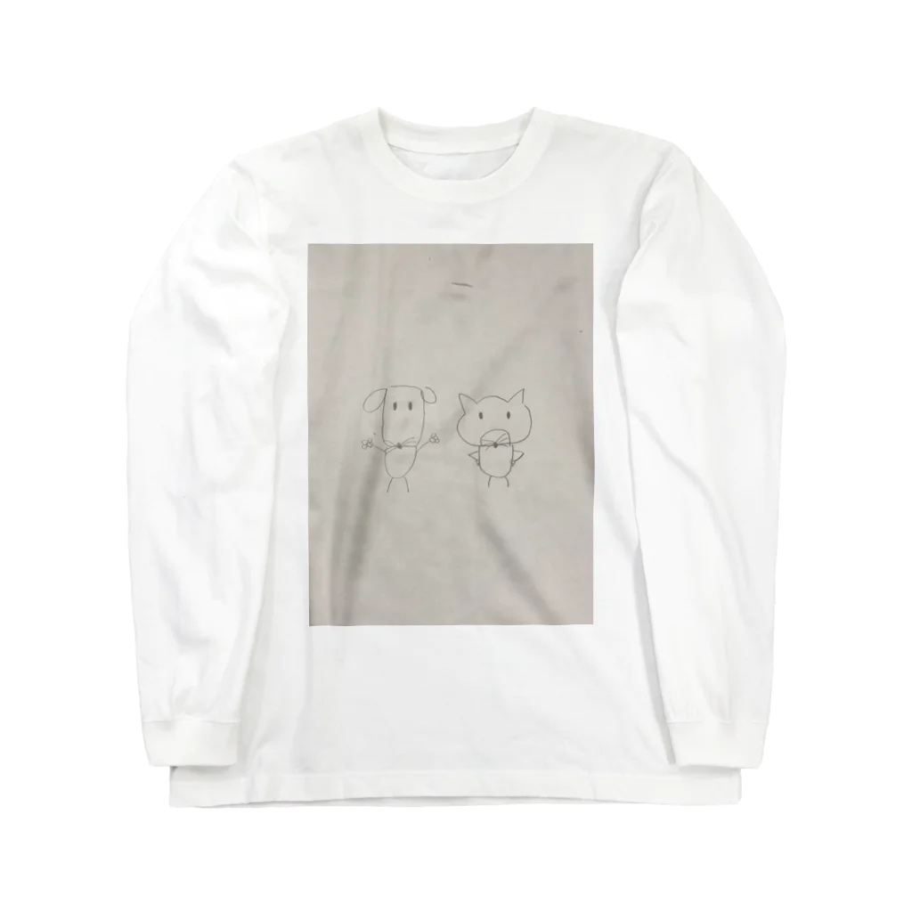 むねやけのコンポコとニャンチュー Long Sleeve T-Shirt