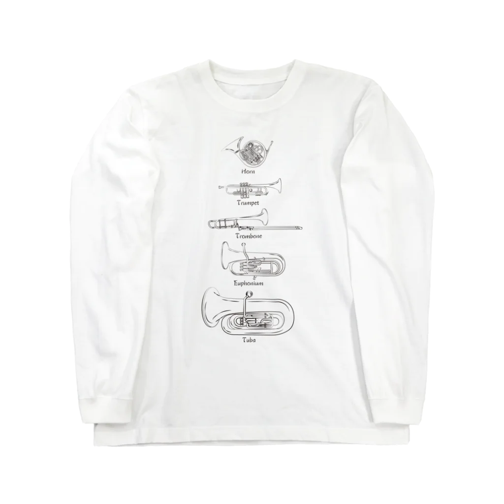 ちよ屋の金管楽器だよ！全員集合！ Long Sleeve T-Shirt