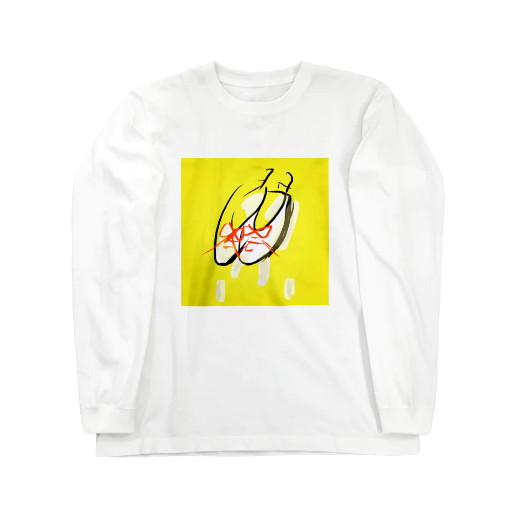 PiOPiOの濡れた上履き、優しさで乾く。 Long Sleeve T-Shirt