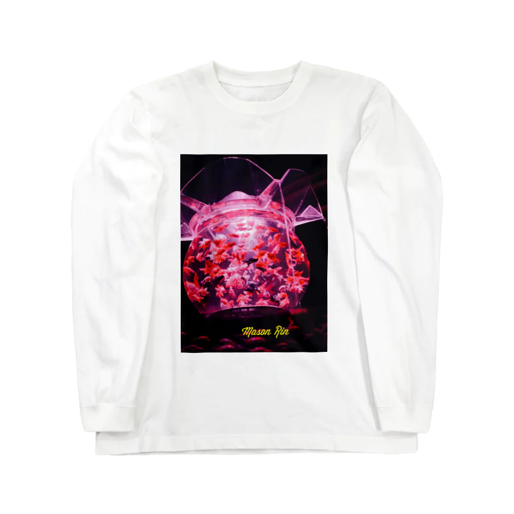 Smile ringsのGold fish full graphic  for Mason Rin Long Sleeve T-Shirt