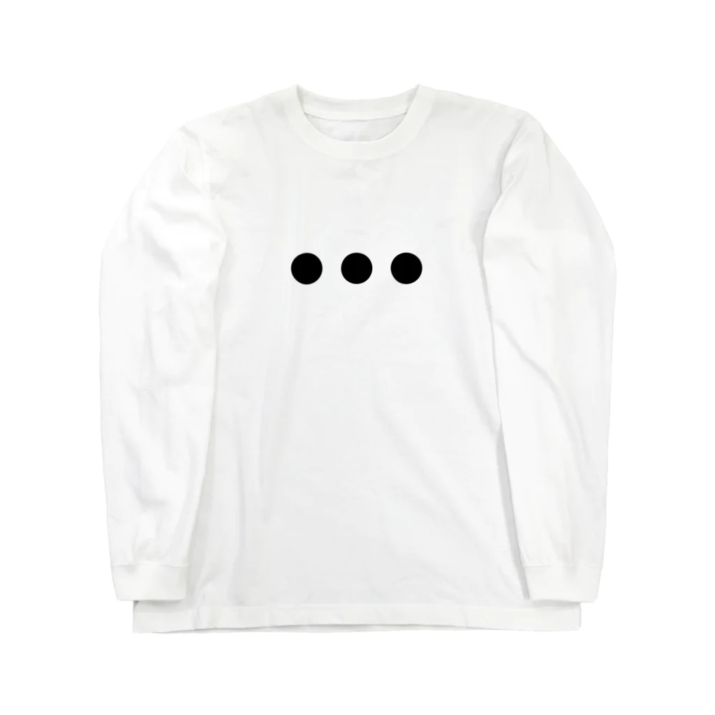 00100001101の3Dots Long Sleeve T-Shirt