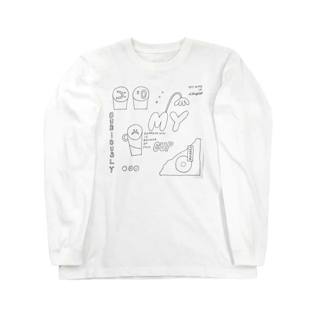 ダブルハピネスのMYハピネス Long Sleeve T-Shirt