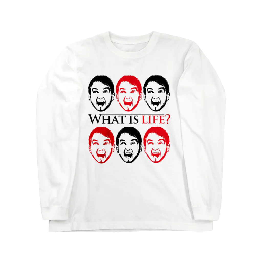 TAKESHI IS TAKESHIのWhat is life? ロングスリーブTシャツ