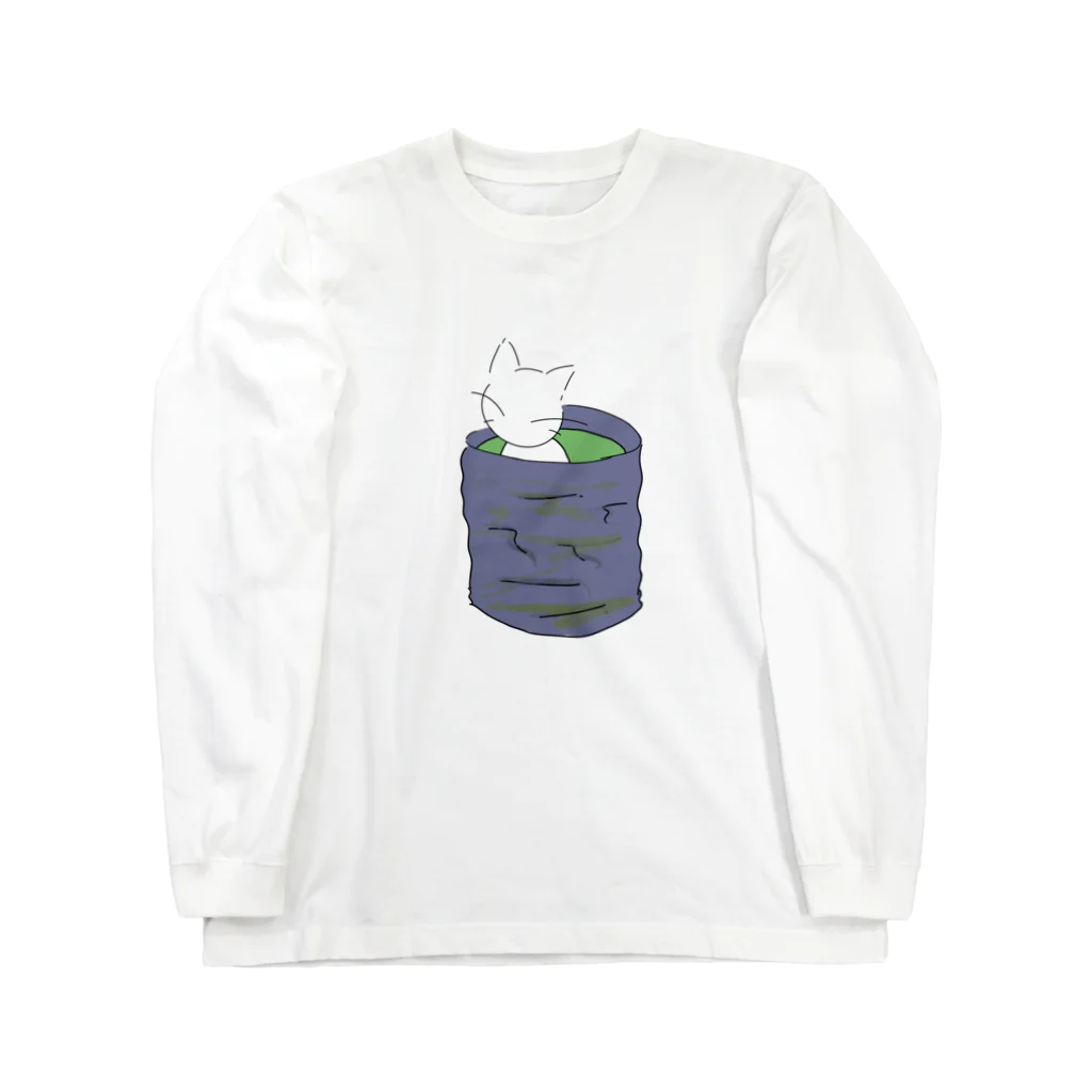 りさぴのお茶ねこ Long Sleeve T-Shirt