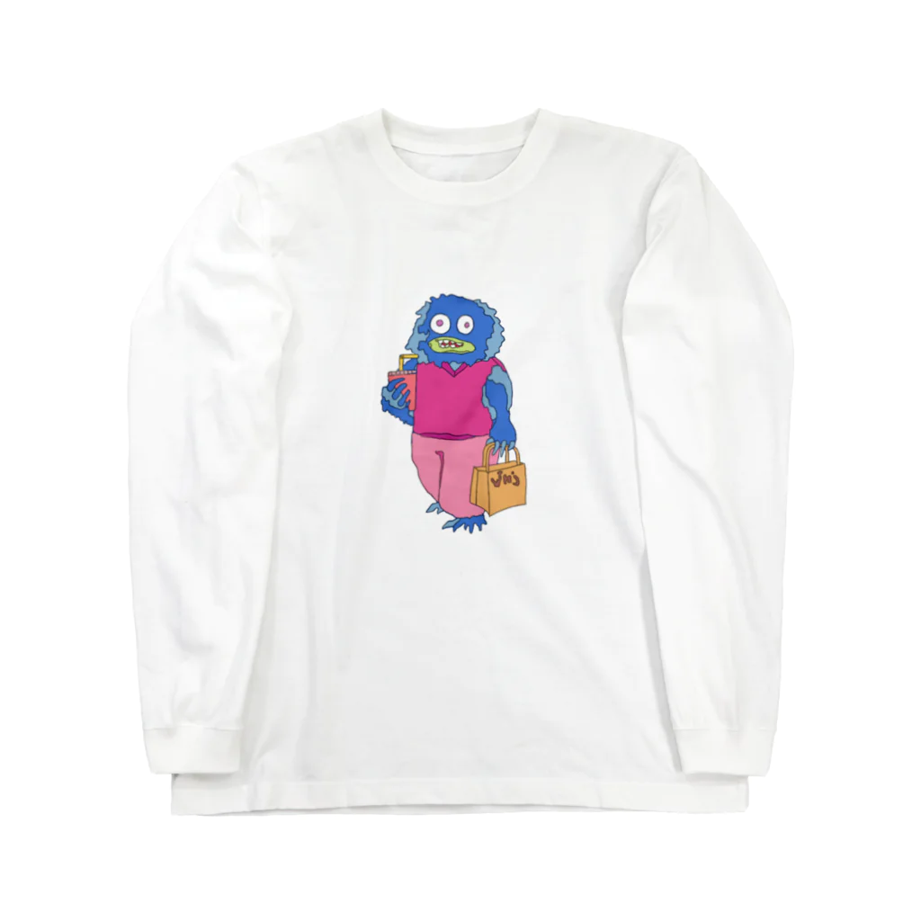 Mirai Gotoのdepressed yeti (shopping) Long Sleeve T-Shirt