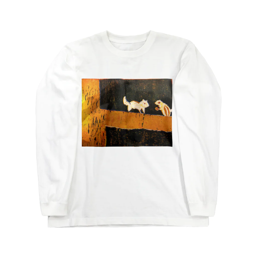 moka！！！のリスのおしゃべり Long Sleeve T-Shirt