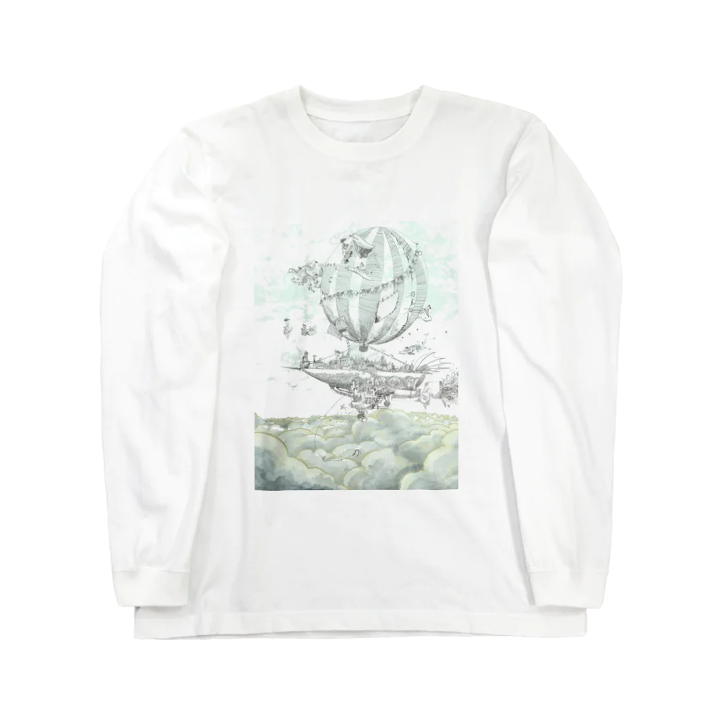 甘味の大空を旅する気球村 Long Sleeve T-Shirt