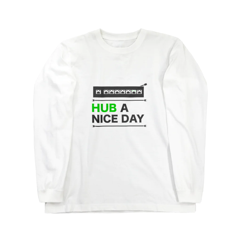 はちのHUB A NICE DAY ロングスリーブTシャツ