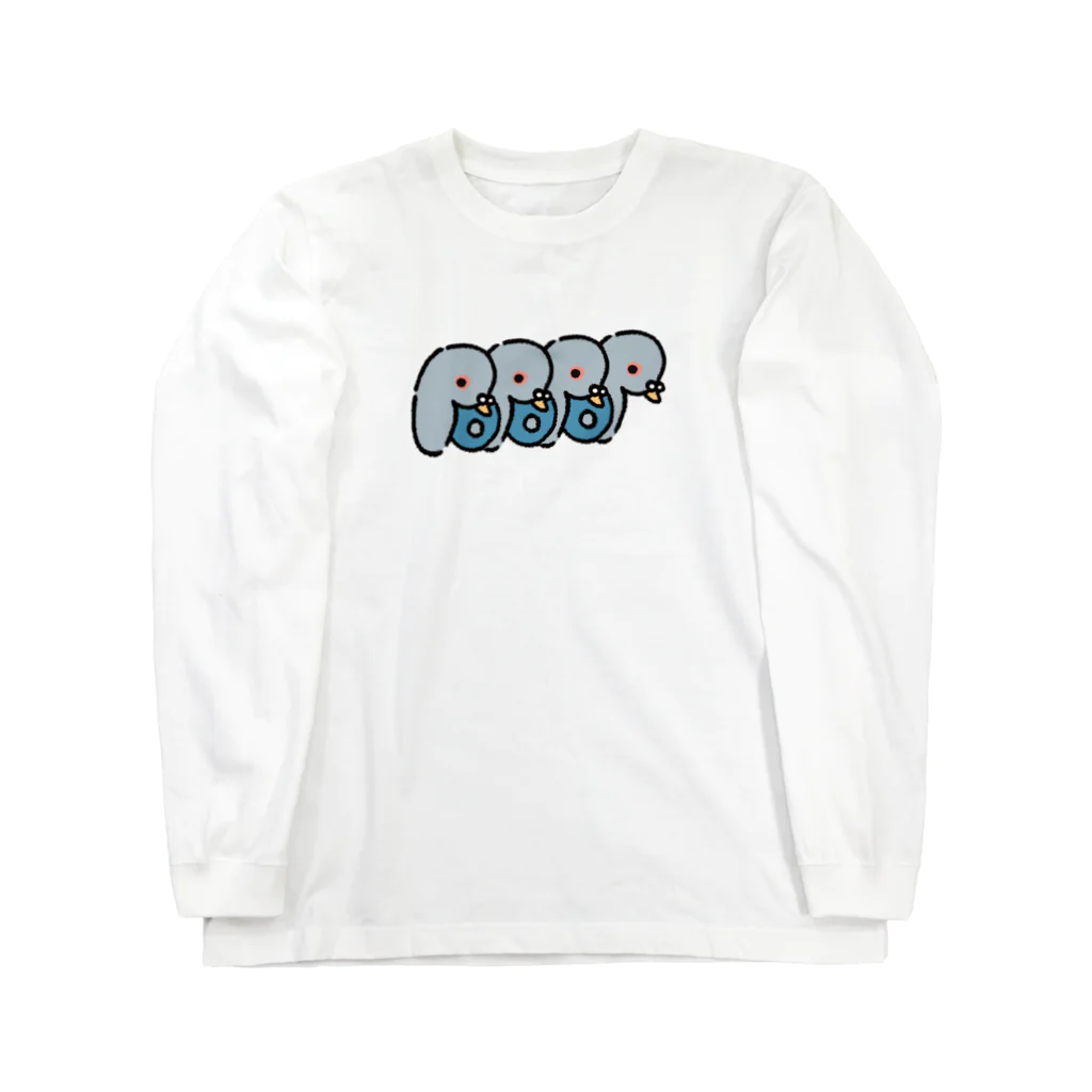 POPOPOPのPOPOPOP-ロゴ Long Sleeve T-Shirt