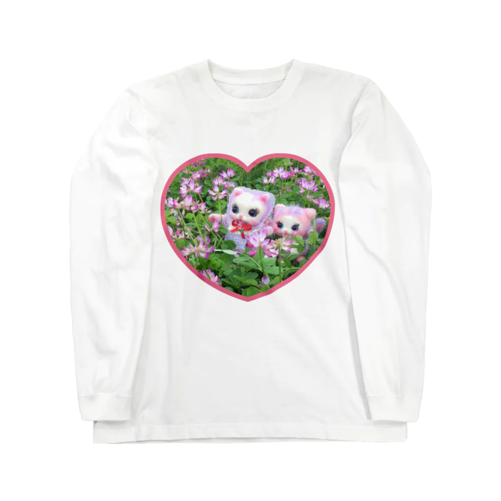 メルティカポエミュウのれんげ畑のキャンディ＆ベリー❤️ Long Sleeve T-Shirt