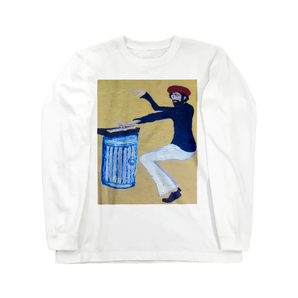 herbrecordzのオルガンキング　ペンキ Long Sleeve T-Shirt