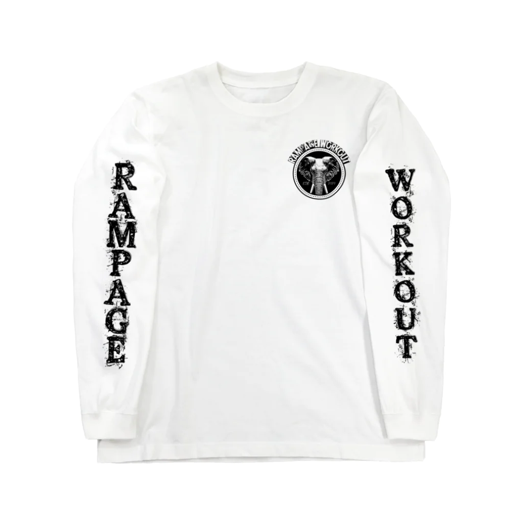 RampageWorkout のRampageWorkout Logo LongSleeve Long Sleeve T-Shirt