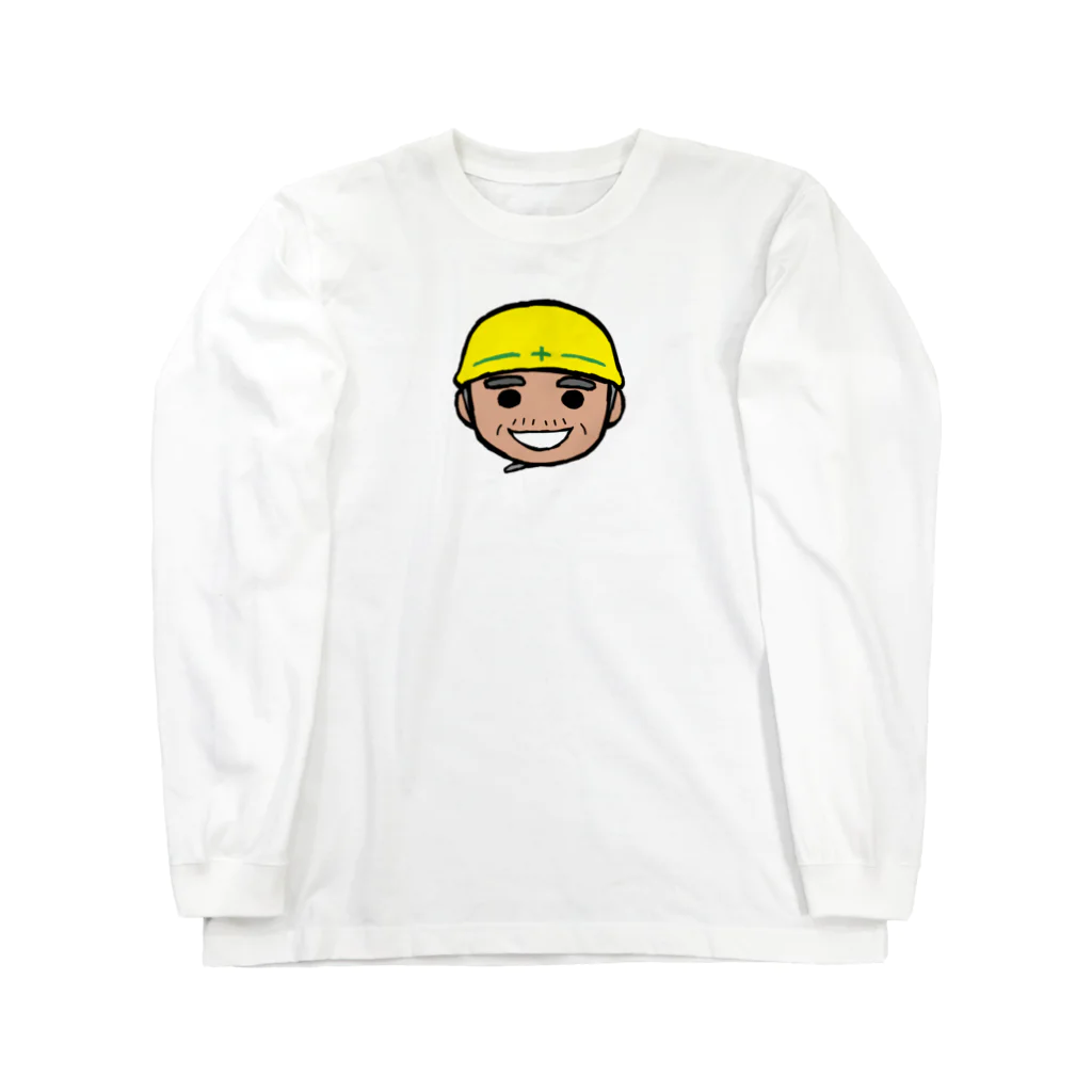 ナチュラルサトシのめへの現場のとっちゃ Long Sleeve T-Shirt