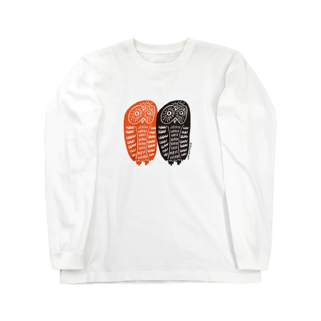 Arts&Crafts Muuのぴったんこフクロウ Long Sleeve T-Shirt