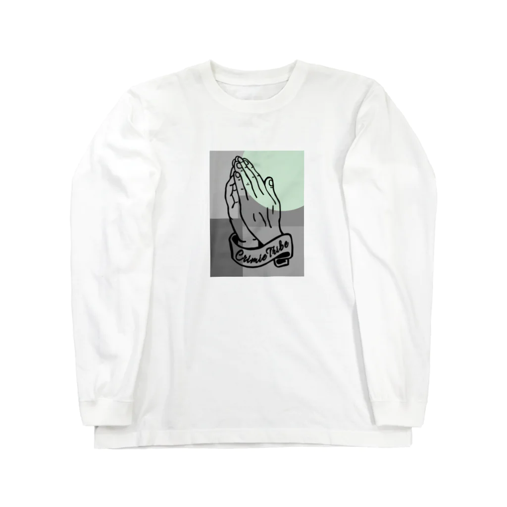 Crimie Tribe(クライミートライブ)の【Prayシリーズ】Crimie Tribe Long Sleeve T-Shirt