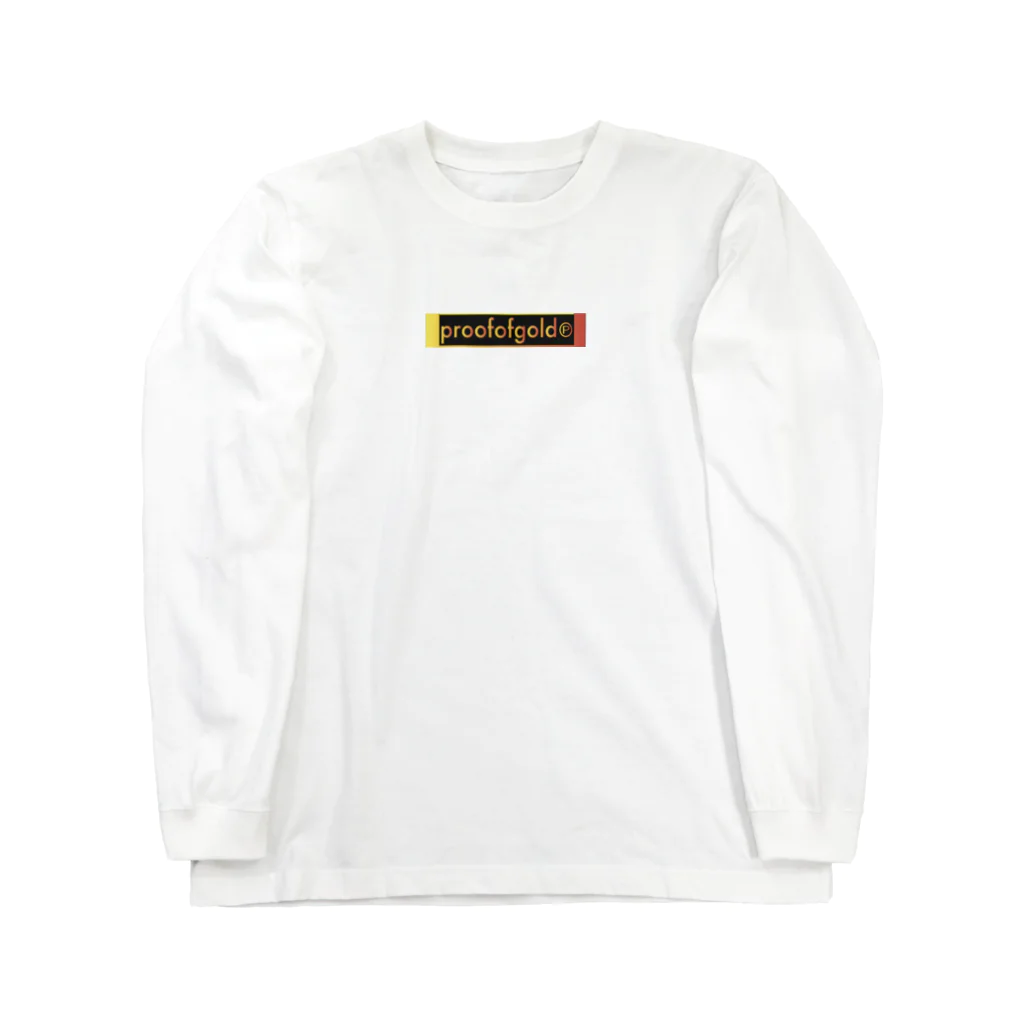 プルーフオブゴールドTOKYOのプルーフオブゴールド柄 Long Sleeve T-Shirt