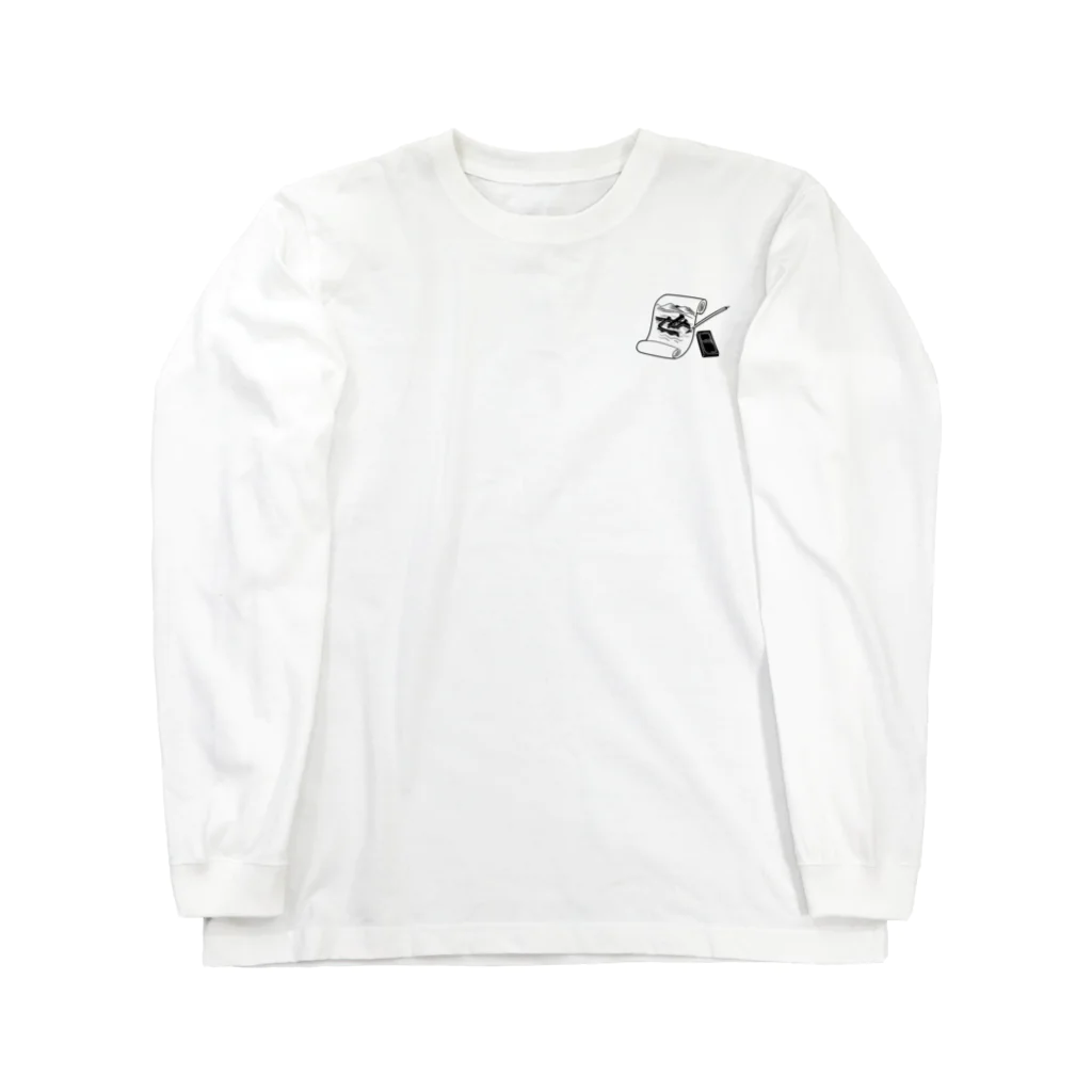 nidan-illustrationの"武者絵" Long Sleeve T-Shirt