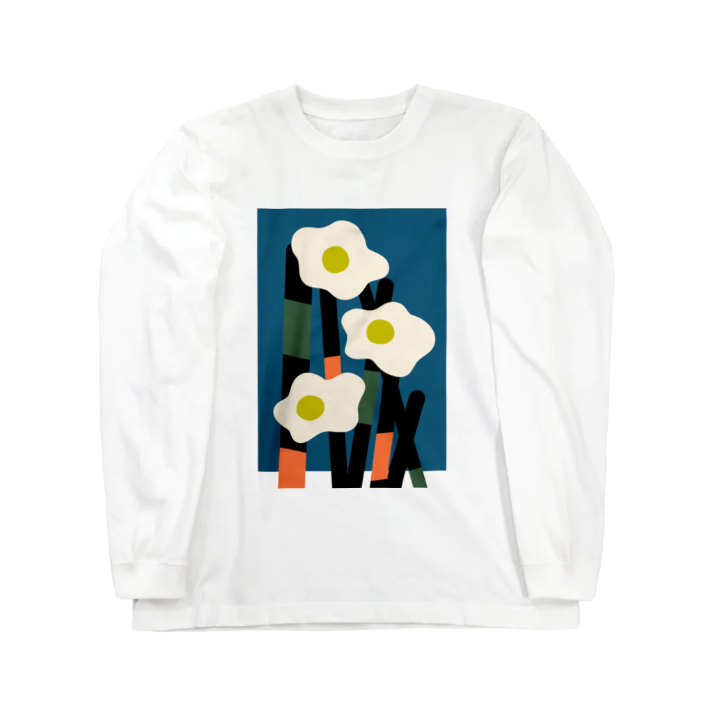 Homuraの目玉焼きみたいな花 Long Sleeve T-Shirt