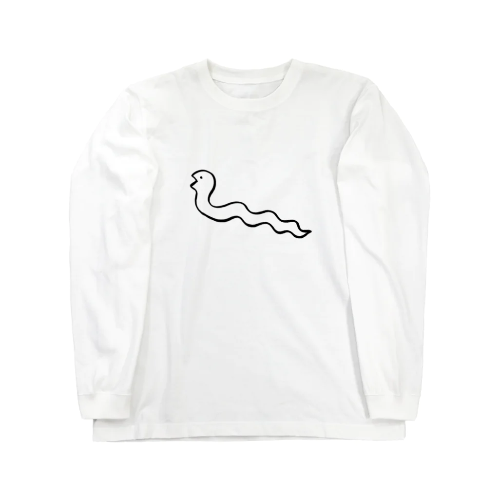 mikitoartのへび Long Sleeve T-Shirt