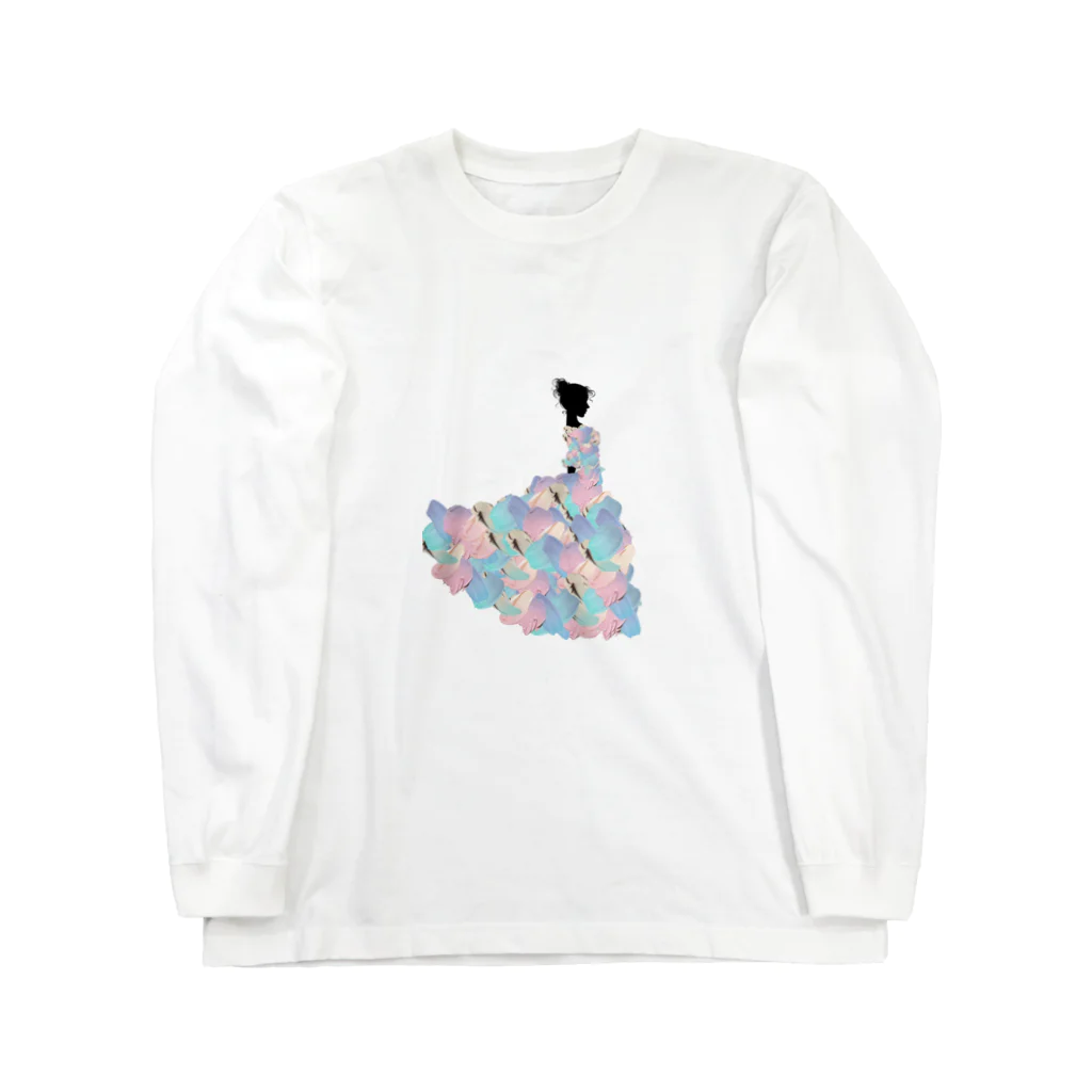 RONEKKAのペタルドレス ーペイントー Long Sleeve T-Shirt