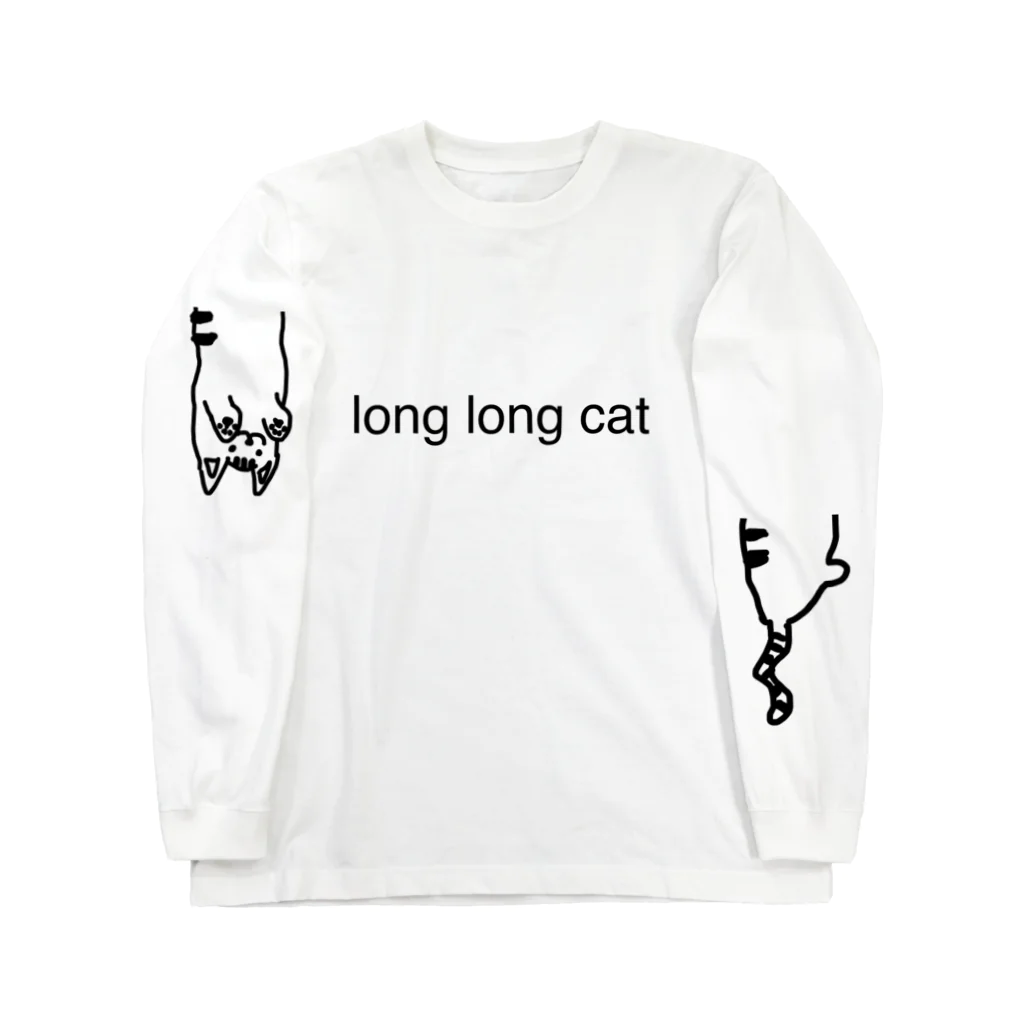 _tmtmのlong long cat ロングスリーブTシャツ