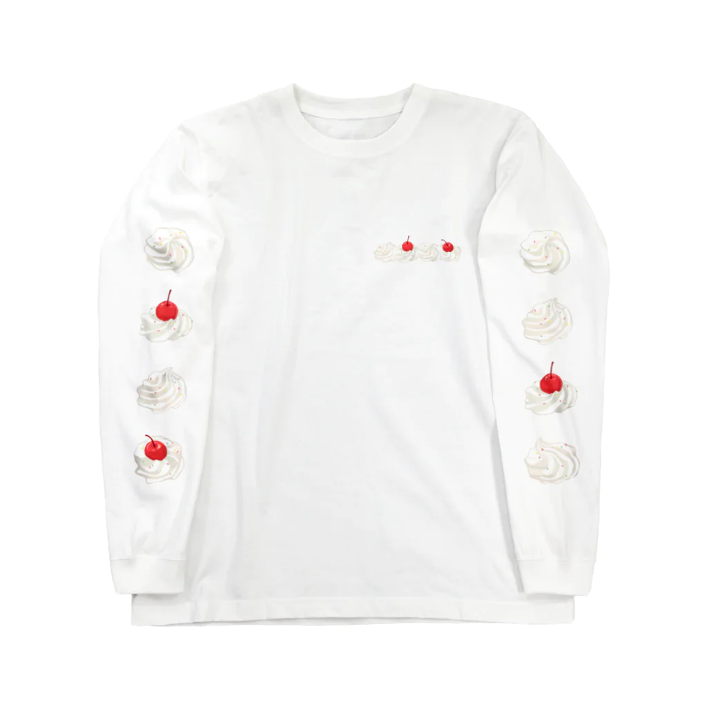 cottaのお店のさくらんぼ♪クリーム♪ Long Sleeve T-Shirt