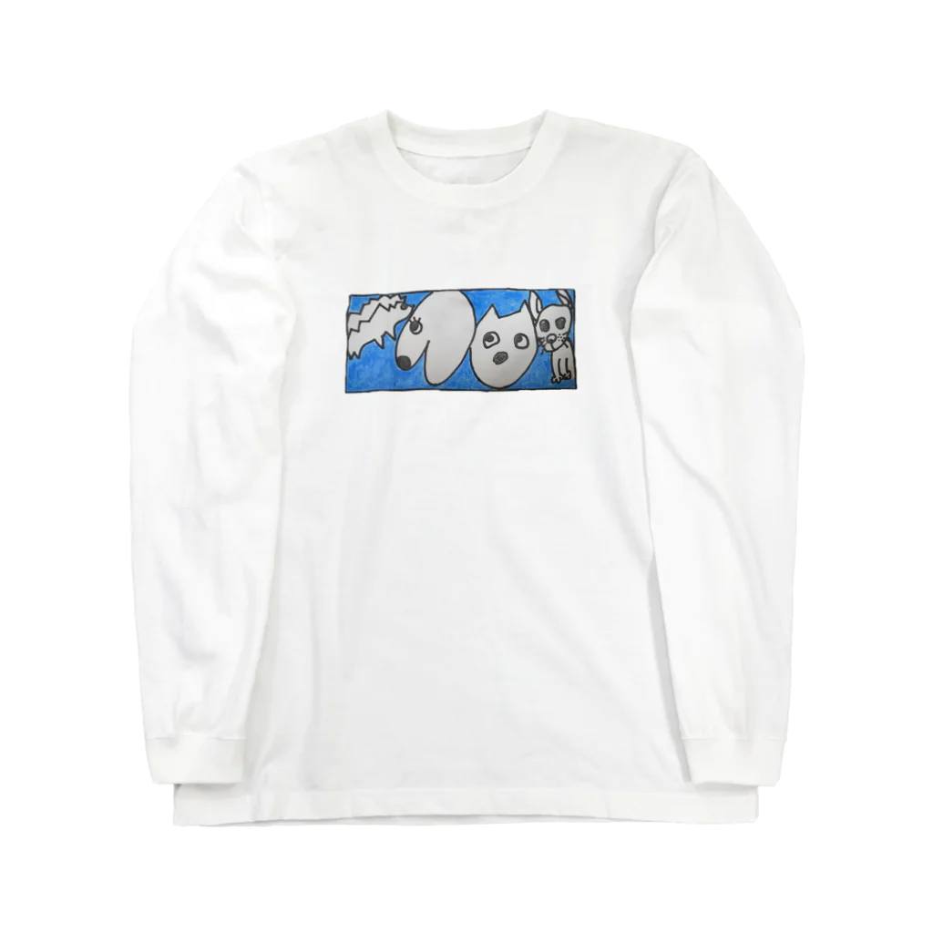 かわいいどうぶつたちのオールスターズ Long Sleeve T-Shirt