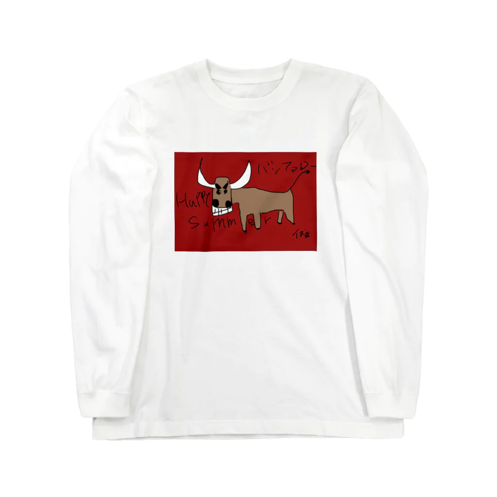 ファッションブランドたまねぎ親方のBUFFALO Long Sleeve T-Shirt