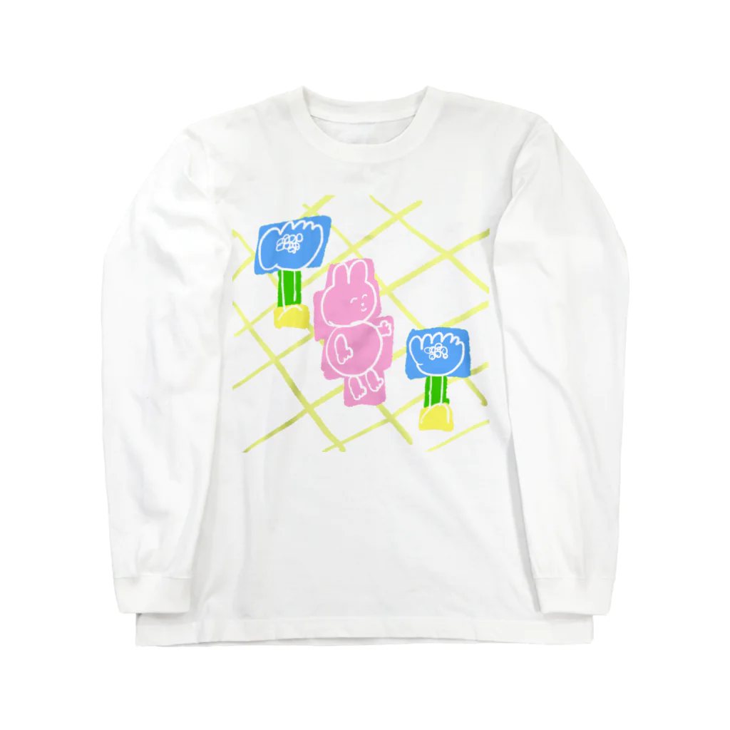 おかだひろみ の へんてこランドSHOPの春かな Long Sleeve T-Shirt