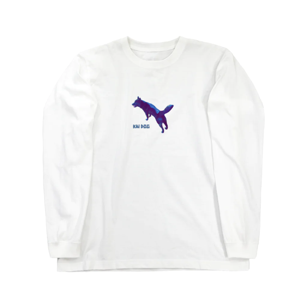 tmyunokiの甲斐犬　KAI DOG yo ロングスリーブTシャツ