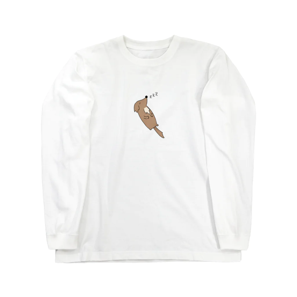 わさびとなべののんびりだっくすふんど お昼寝 Long Sleeve T-Shirt