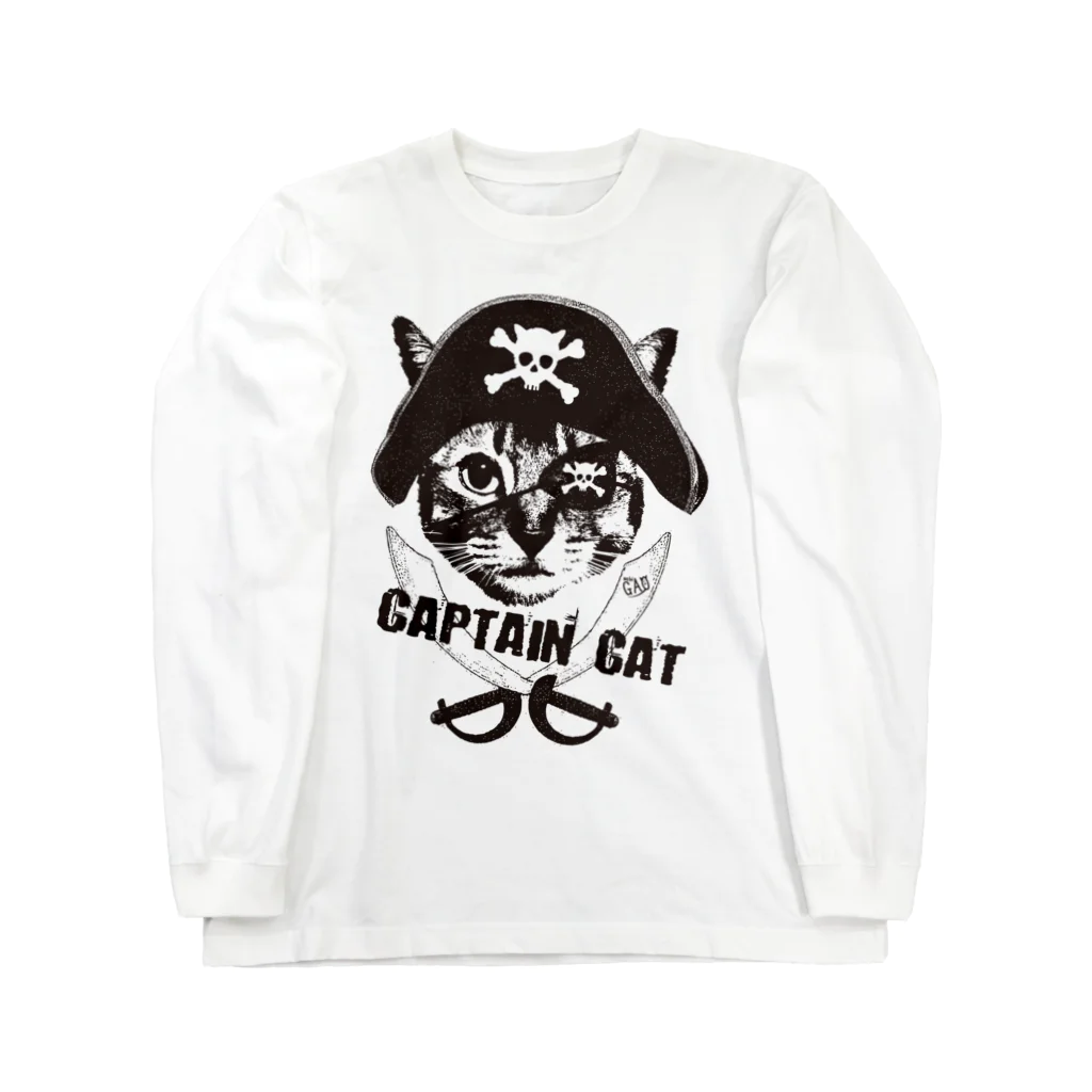 NobigaoのNobigao 海賊猫 ロングスリーブTシャツ