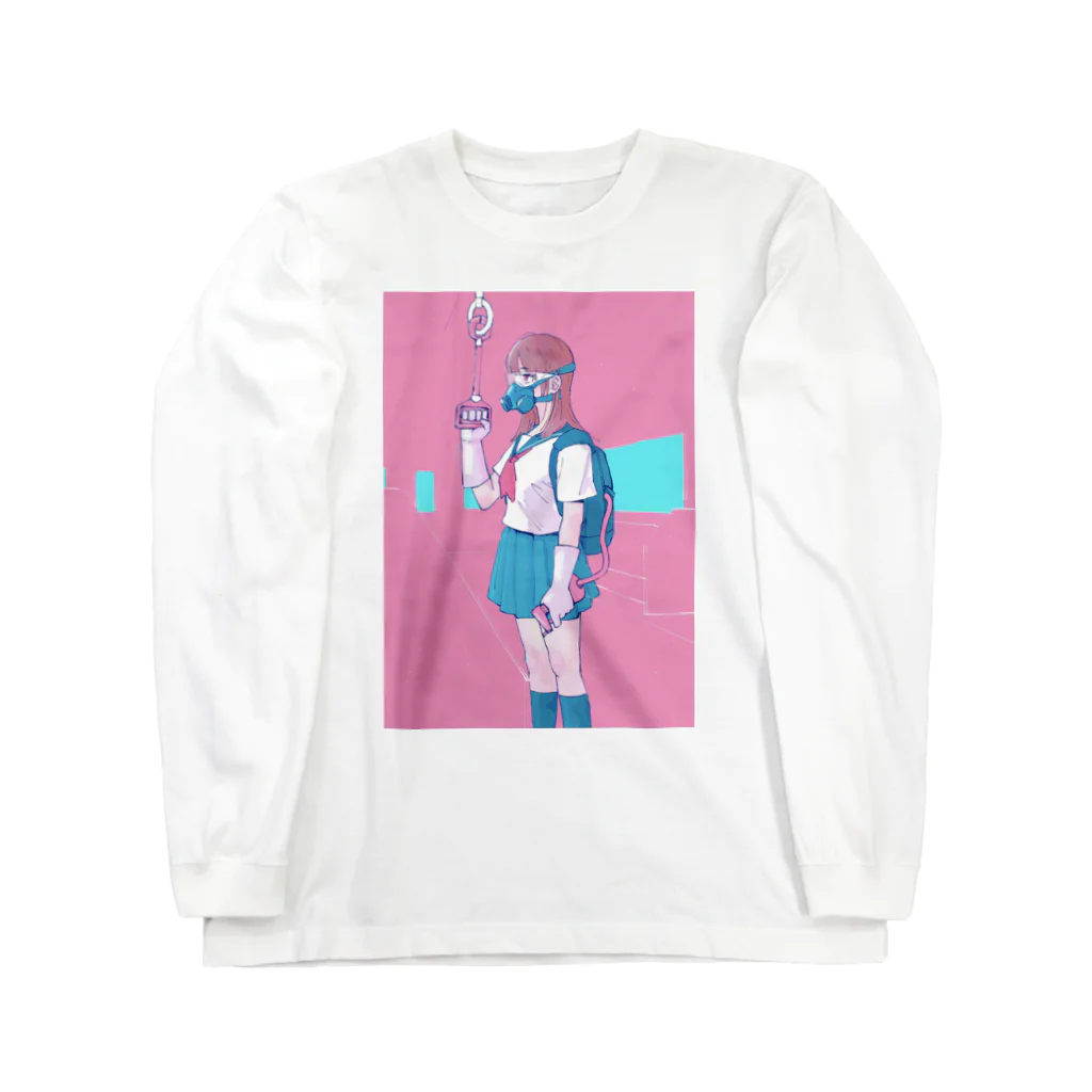 Tokuma Strangeの対コロナ女子高生 Long Sleeve T-Shirt