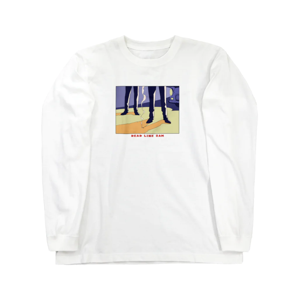 ねこぜもんのDEAD LINE 2AM Long Sleeve T-Shirt