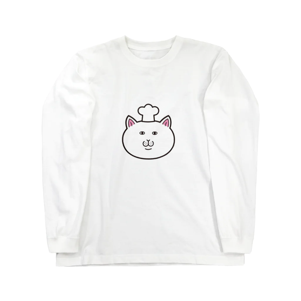 ぱんとねことごはんのぱんとねことごはん ロングスリーブTシャツ