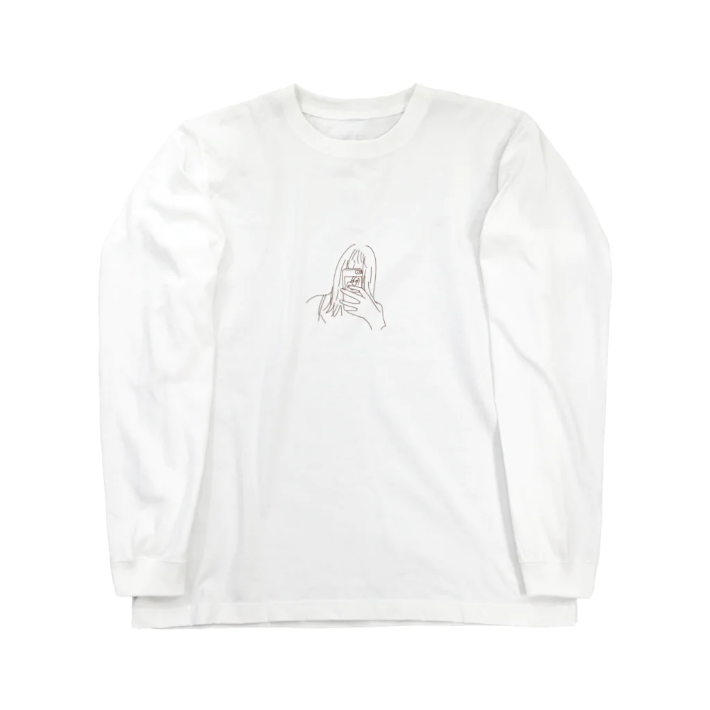 架空のいきものの風呂上がり（クリア） Long Sleeve T-Shirt