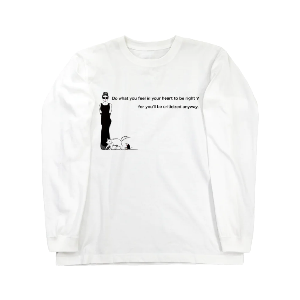 AMKWorksのはまり画（woman） Long Sleeve T-Shirt