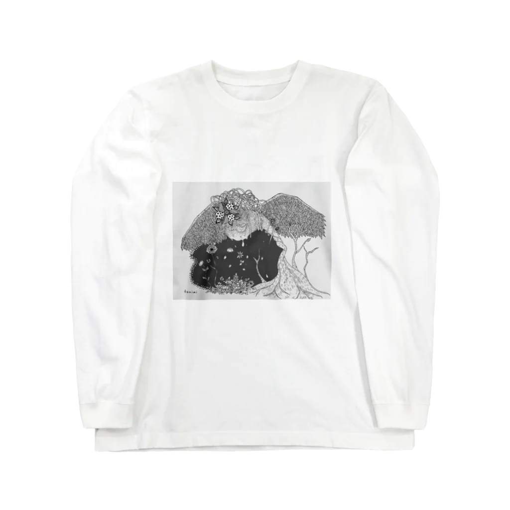 たにみと死の淵の涙がお花 Long Sleeve T-Shirt