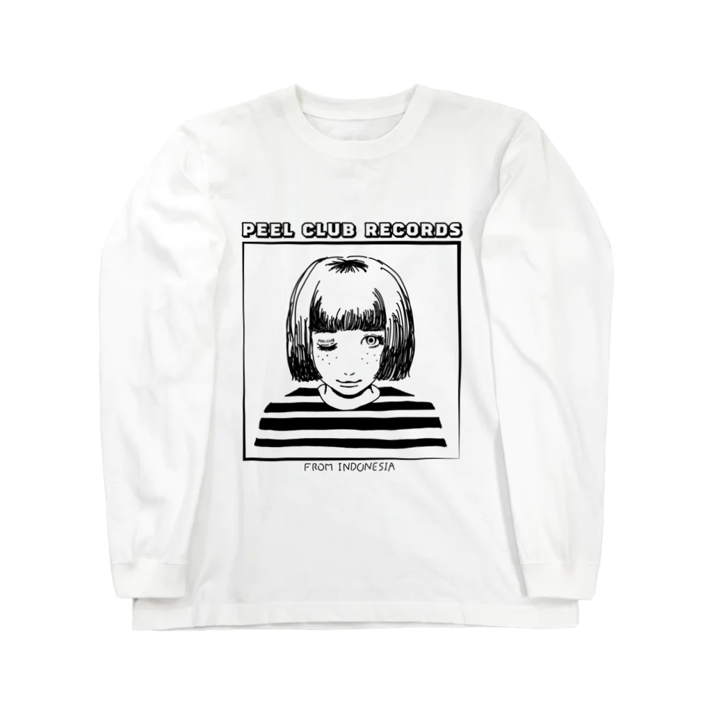 ニシダ キノコのPEEL CLUB RECORDS コラボGOODS ロングスリーブTシャツ