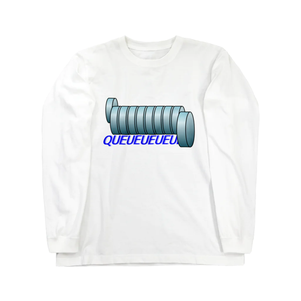 Miyanomae ManufacturingのQUEUEUEUEUEUEUE... Long Sleeve T-Shirt