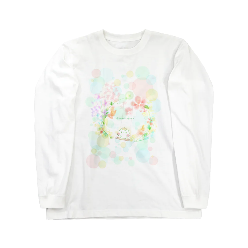 灯さかすのcolorfulましまろう ロングスリーブTシャツ