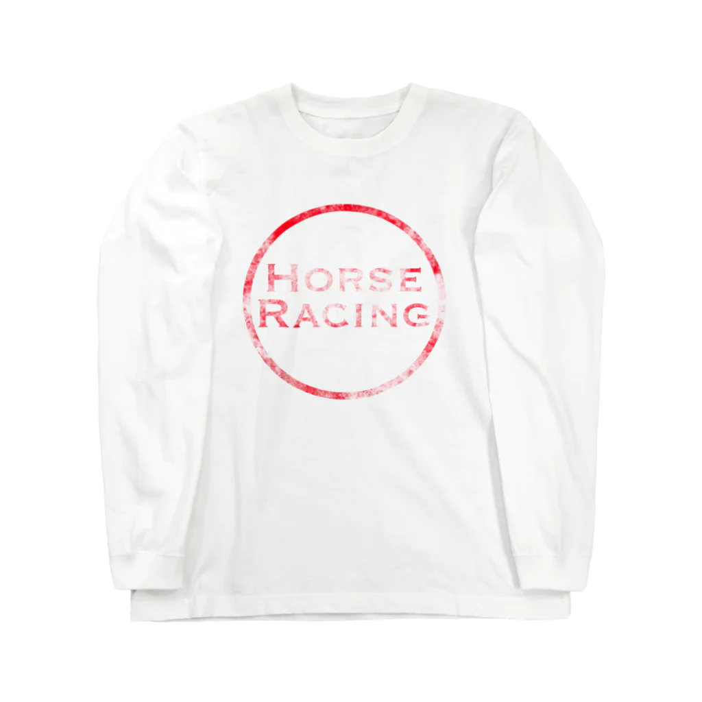 yuriekonoのHORSE RACING Long Sleeve T-Shirt